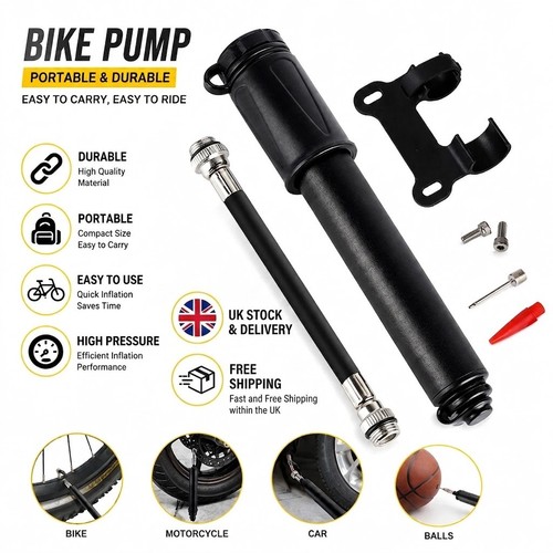 Mini bicycle pump - bicycle, portable