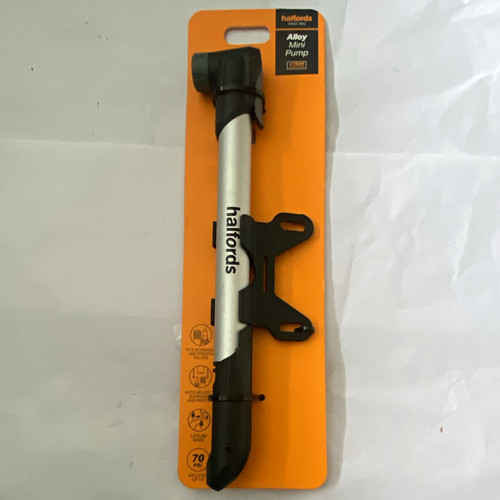 Halfords alloy mini pump - halfords, 70