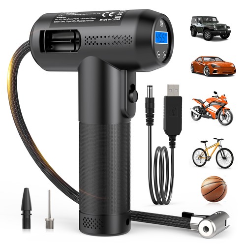 Tire pump with pressure - tire,