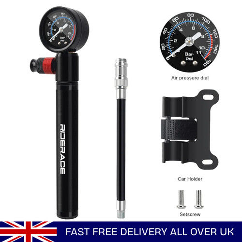 Portable bicycle pump - portable, 160psi