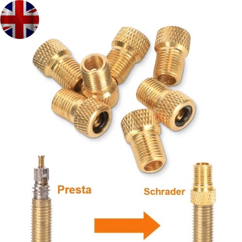 Brass adaptor presta to - brass,