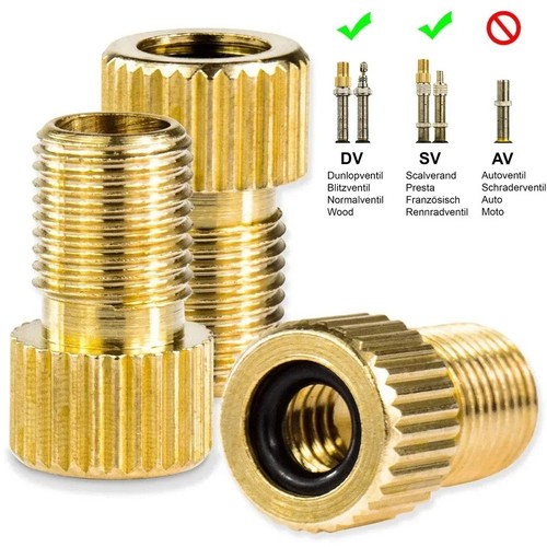 Brass adaptor presta to - 2,