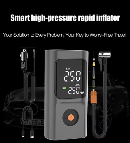 Portable tyre inflator air - inflator,